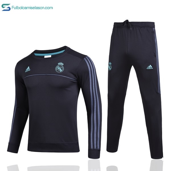 Chandal Real Madrid 2017/18 Negro Verde